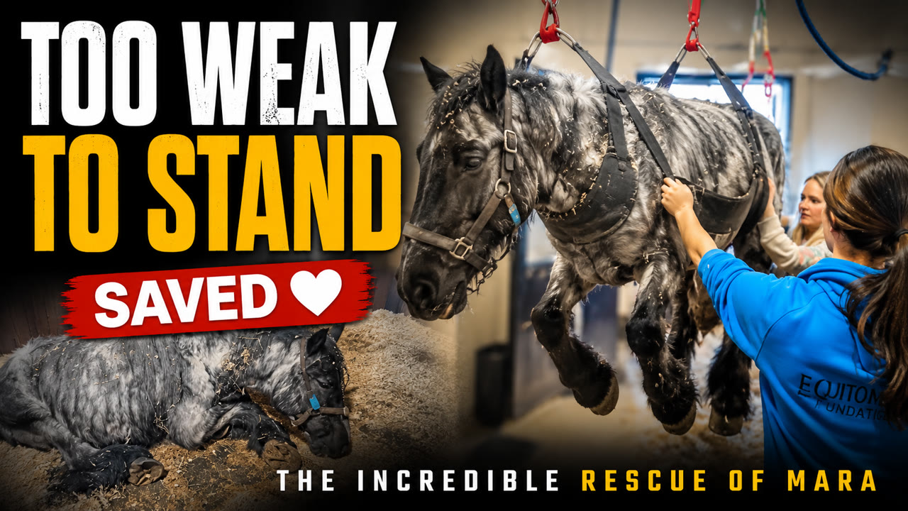 Neglected Horse Too Weak to Stand — The Incredible Rescue of Mara